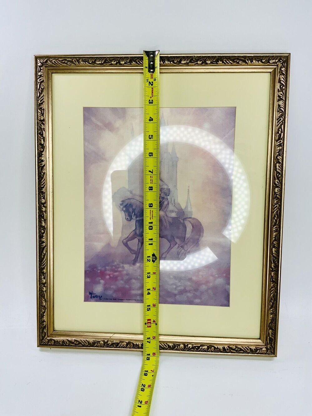Disney Castle Picture Frame Toby Bluth Fine Arts Inc Home/Room Decoration 2006